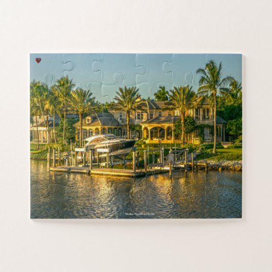 Kustlijn van Napels Florida. Legpuzzel (Horizontaal)