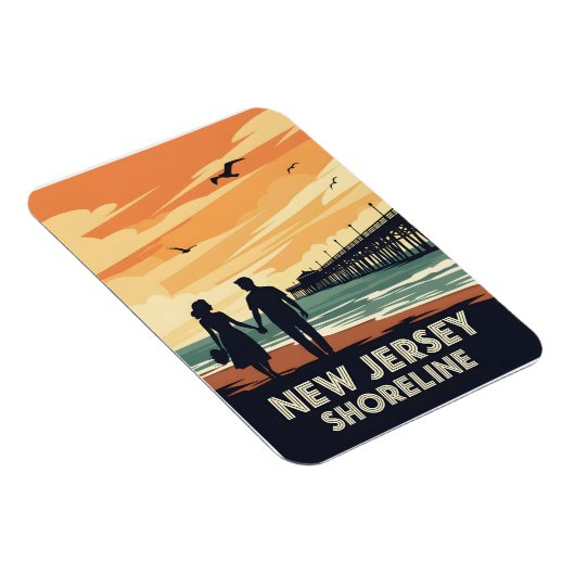  kustlijn van New Jersey Magneet (Rechterzijde)
