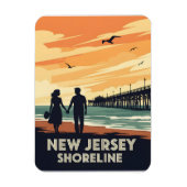  kustlijn van New Jersey Magneet (Verticaal)