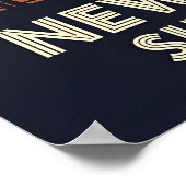  kustlijn van New Jersey Poster (Hoek)