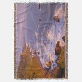 Kustlijn van Redwoods, Californië Deken (Voorkant Verticaal)
