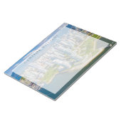 Kustlijn | Vancouver, British Columbia, Canada Notitieblok (Schuin)