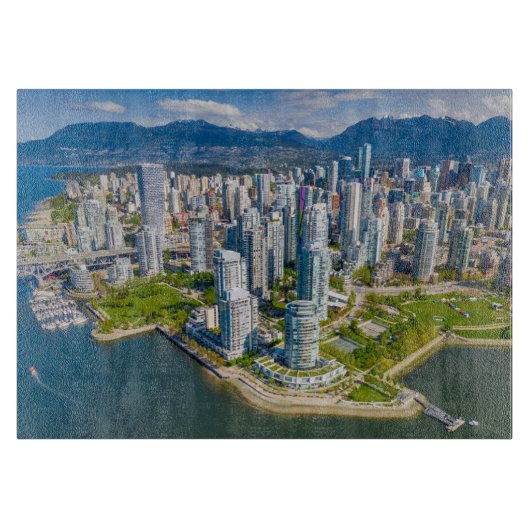 Kustlijn | Vancouver, British Columbia, Canada Snijplank (Voorkant)