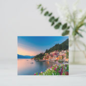 Kustlijn | Varenna, Lombardije, Italië Briefkaart (Staand voorkant)