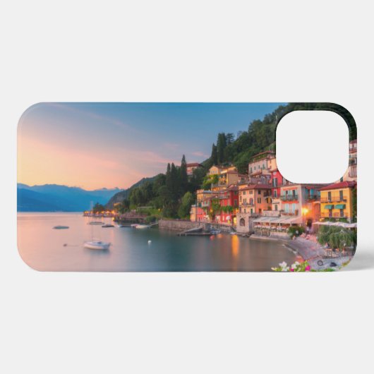 Kustlijn | Varenna, Lombardije, Italië iPhone Hoesje (Achterkant horizontaal)