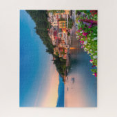Kustlijn | Varenna, Lombardije, Italië Legpuzzel (Verticaal)