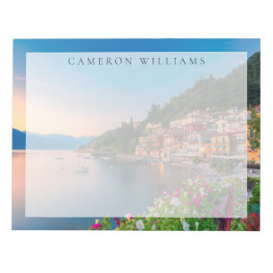 Kustlijn   Varenna, Lombardije, Italië Notitieblok