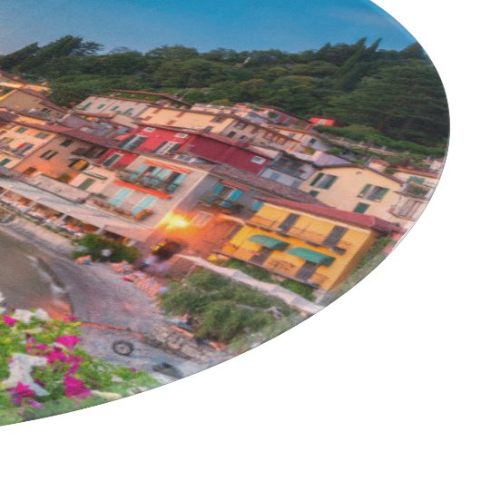 Kustlijn | Varenna, Lombardije, Italië Snijplank (Hoek)