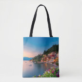Kustlijn | Varenna, Lombardije, Italië Tote Bag (Voorkant)