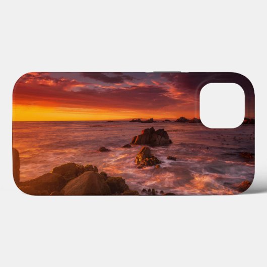 Kustlijn | Zonsondergang Pacific Grove Carmel Cali Case-Mate iPhone Case (Achterkant (horizontaal))