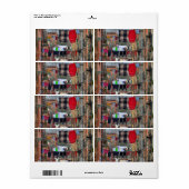 Kustlijnen in de Italiaanse regio Venetië Etiket (Full Sheet)