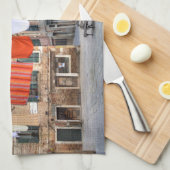 Kustlijnen in de Italiaanse regio Venetië Theedoek (Quarter Fold)