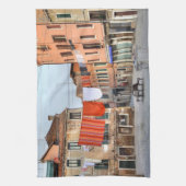 Kustlijnen in de Italiaanse regio Venetië Theedoek (Verticaal)