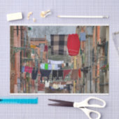 Kustlijnen in de Italiaanse regio Venetië Tissuepapier (Craft)