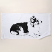 kustlijntoezichthouder strandlaken (Voorkant)