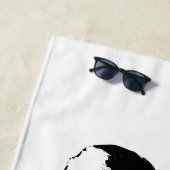 kustlijntoezichthouder strandlaken (In situ)