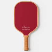 Kustlobsterpatroon monogram pickleball paddle (Voorkant)