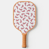 Kustlobsterpatroon monogram pickleball paddle (Achterkant)