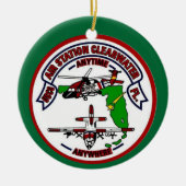 Kustluchtstation Clearwater kerstversiering Keramisch Ornament (Voorkant)