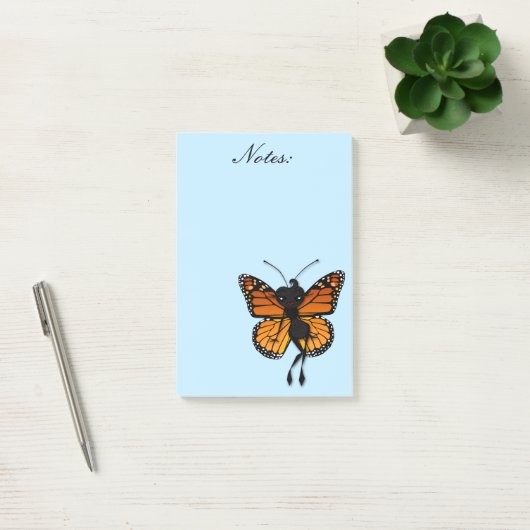KUSTMAANDEKBUTTERFLY GRAPHIC POST-IT NOTEPAD POST-IT® NOTES (Kantoor)