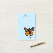 KUSTMAANDEKBUTTERFLY GRAPHIC POST-IT NOTEPAD POST-IT® NOTES (Op bureau)