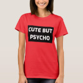 KUSTMAAR PSYCHO WOMENS FUNNY T-Shirts (Voorkant)