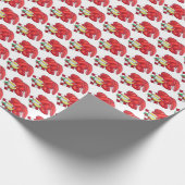 Kustmaine Lobster Dinner Seafood Food Cadeaupapier (Hoek)