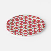 Kustmaine Lobster Dinner Seafood Food Papieren Bordje (Gekanteld)