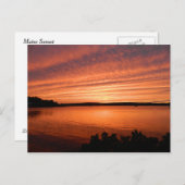 Kustmaine Sunset Briefkaart Sailor's Delight (Voorkant / Achterkant)