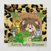 KUSTMATERIAAL VOOR BABY SHOWER KAART (Voorkant / Achterkant)