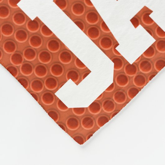 KUSTMATIGE Basketball Skin Fleece Blanket (Hoek)