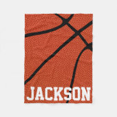 KUSTMATIGE Basketball Skin Fleece Blanket Deken (Voorkant)