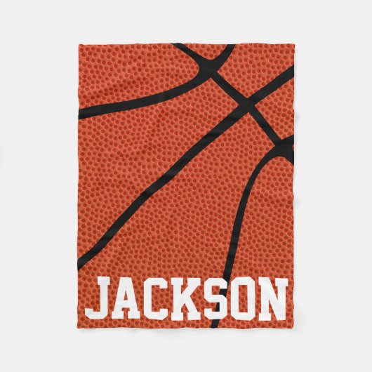 KUSTMATIGE Basketball Skin Fleece Blanket Deken (Voorkant)