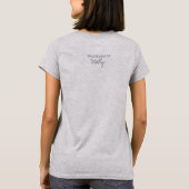 Kustmeer Bruidsmeisje Bruidsdame T-shirt (Achterkant)