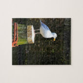 Kustmeeuw vogel en oceaannatuurfotografie legpuzzel (Horizontaal)