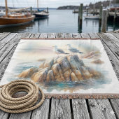 Kustmeeuwen Aquarel Zeegezicht Deken