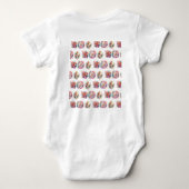 Kustmeisje Baby shower gepersonaliseerd Romper (Achterkant)