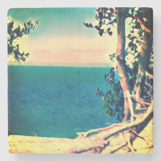 KustMichigan! Stenen Onderzetter (Voorkant)