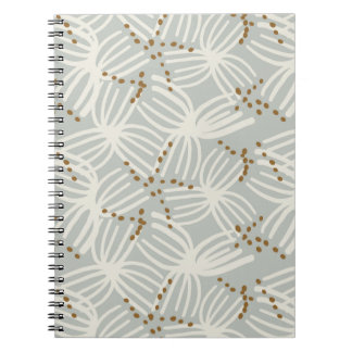 Kustminimalistische boheemse abstracte - stoffig b notitieboek