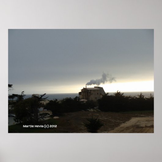 Kustmist en rook poster (Voorkant)