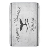 Kustmonogram keukenmat in de kustboerderij badmat (Voorkant Verticaal)