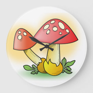 KUSTMUSHROOMS GROTE KLOK