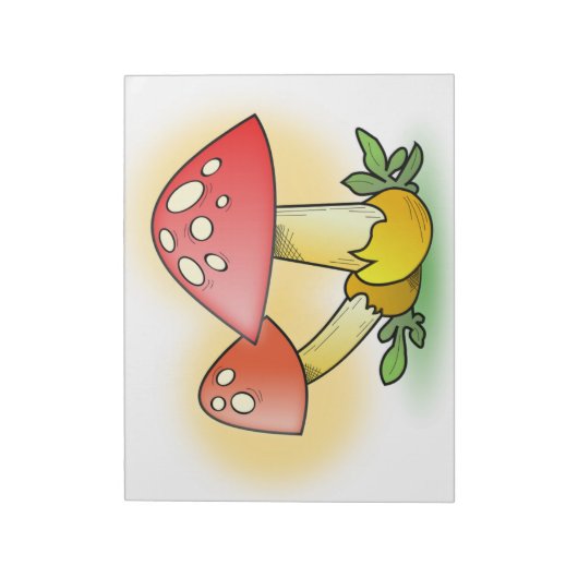 KUSTMUSHROOMS NOTITIEBLOK (Linkerzijde)