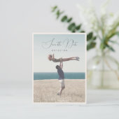 Kustnautische foto bewaart de datum briefkaart (Staand voorkant)