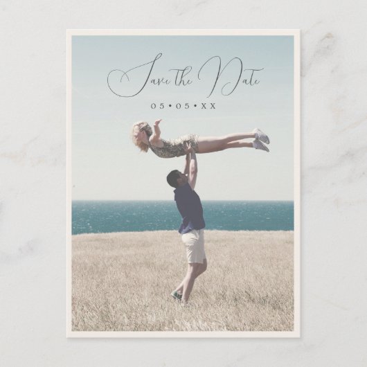 Kustnautische foto bewaart de datum briefkaart (Voorkant)