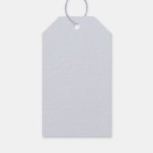 Kustnavigatieschelp Elegante Blauwe Bruiloftsdouch Cadeaulabel (Achterkant)