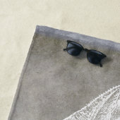 Kustneutraal Waterverf Schaats Sting Ray Pewter Ne Strandlaken (In situ)