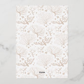 Kustnoel | 2 Kerstfeest met foto's Folie Feestdagenkaart (Achterkant)