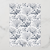 Kustnoel | 2 Kerstfeest met foto's Folie Feestdagenkaart (Achterkant)