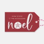 Kustnoel Holiday Cadeaulabel (Voorkant (Horizontaal))